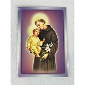 St. Anthony Prayer Card Medal & Prayer Conventual Franciscan Friars
